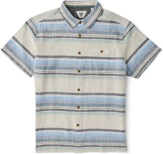 Vissla Mens South Bound Woven Shirt Blue XXL