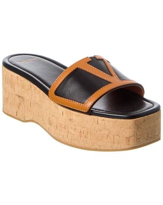 Valentino Vlogo 60 Leather Sandal