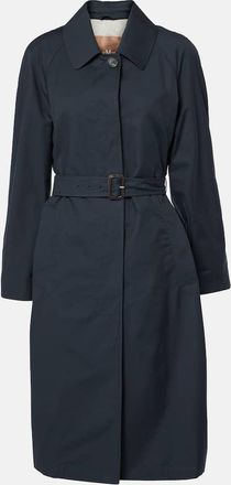 Max Mara Cappotto Orleans in twill di misto cotone