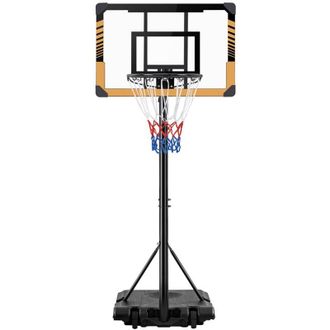 Yaheetech Yaheetech - Canasta De Baloncesto Para Exteriores/interiores Altura Ajustable 182-213 Cm Canasta Port&aacute;til Con Ruedas Con Base De Lastre Para Ni&ntilde;os Y A