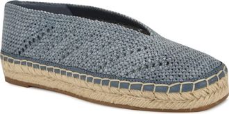 Nine West Rorie Woven Espadrille in Medium Blue at Nordstrom, Size 8.5