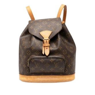Louis Vuitton Pre-owned Backpacks, female, Brown, Size: ONE SIZE Pre-owned Montsouris PM