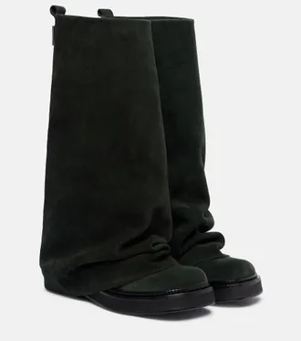 The Attico Robin leather combat boots