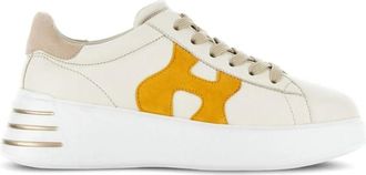 Hogan Rebel Sneakers - Dames - Sneakers - Wit - 37 EU - Leer - Schoenen