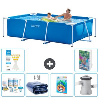 Intex Piscina Con Estructura Rectangular - 260x160x65 Cm - 7-piezas S108