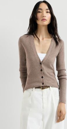 Brunello Cucinelli Cashmere cardigan in Light Brown at Nordstrom, Size Xx-Small Eu