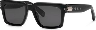 Philipp Plein SPP181M 0700 Mens Sunglasses Black Size 54
