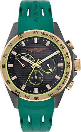 Aston Martin Thrill Chronograph - Heren - Horloges - Groen - ONE Size - Accessoires