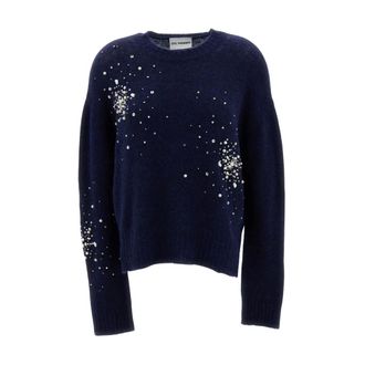Des_Phemmes Maglione girocollo - - Knitwear - Donna - Blu - S
