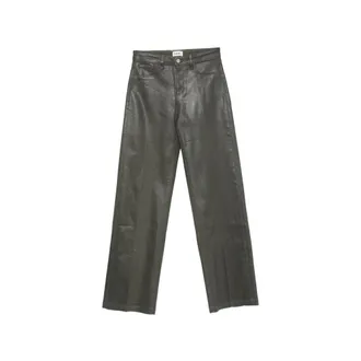 L'agence Coated Straight-leg Trousers