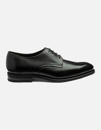Loake Mens Loake Gosling Plain Derby Shoe Black - Size: 9.5