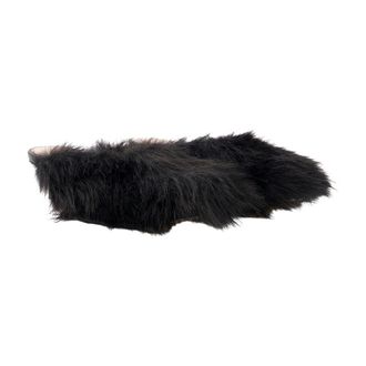 Simone Rocha Womens Faux Fur Slipper Black