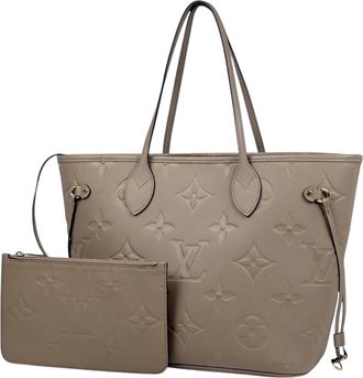 Louis Vuitton Tourterelle Monogram Empreinte Shoulder Bag Tote Bag (Pre-Owned)