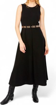 Frank Lyman Design Belted Full-Length Jumpsuit In Black