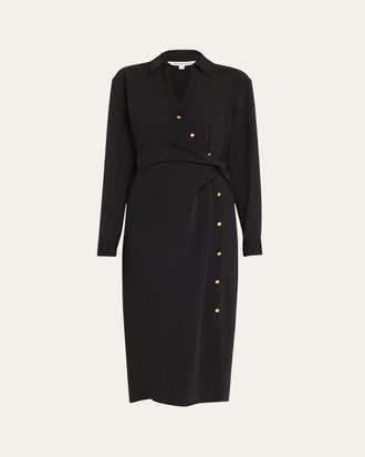 Veronica Beard Wright Midi Shirtdress