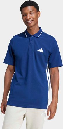 adidas Poloshirt ADIDAS SPORTSWEAR M 3S PQ PS, Herren, Gr. XXL, blau (dunkelblau, wei&szlig;), Obermaterial: 100% Baumwolle, Shirts Poloshirt