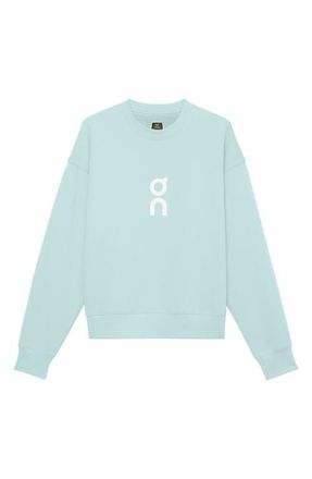 On Club Crewneck Cotton Blend Sweatshirt in Flurry at Nordstrom, Size X-Large