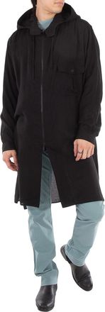 Yohji Yamamoto A-Zipper Hood Cellulose Top