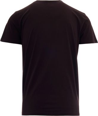 Lacoste Mens T-Shirt Pima Dark Brown Cotton T-Shirts And Polos