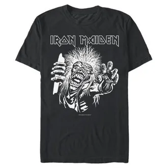 Iron Maiden Mens Iron Maiden Black and White Eddie Graphic T-Shirt at Nordstrom, Size Xxx-Large