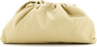 Bottega Veneta Beige Leather The Pouch Teen (Authentic Pre-Loved)