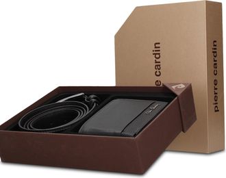 Pierre Cardin Portemonnee- en riemset Men