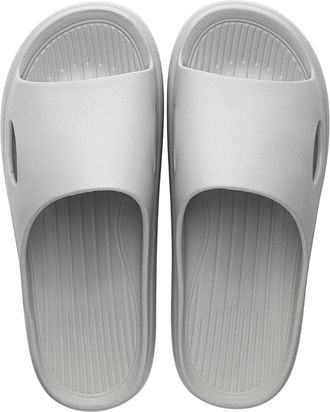 Generic Slippers Women Men Summer Cloud Slider Bath Slippers Thick Sole Soft Slippers Non-Slip Homewear Slippers Leisure Unisex Slippers Padded Comfortable Ba