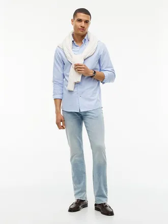 Tommy Hilfiger Mens Stretch Straight Jean - Light Wash - 29W x 30L