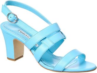 Manolo Blahnik Memaarhi 70 Leather Sandal