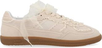 Alohas Tb. 490 Crochet Leather Sneakers - Dames - Sneakers - Beige - 39 EU - Katoen - Schoenen
