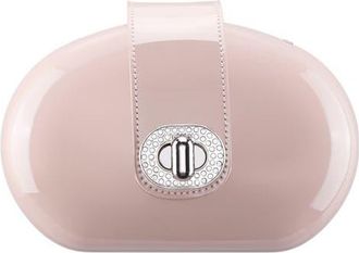 Nina Agatha Frame Clutch in Blush Beige at Nordstrom