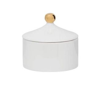 Urban Nature Culture suikerpot Good Morning (wit-goud)