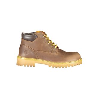 Lumberjack Marrone Leather Mens Mens Sneaker