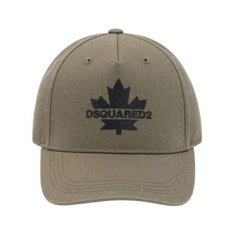 Dsquared2 Baseball Cap - Heren - Petten - Groen - L - Katoen - Accessoires