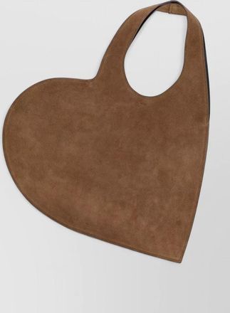 Coperni heart suede cutout tote bag