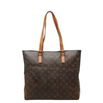 Louis Vuitton Brown Pvc Leather Shoulder Bag Tote Bag (Pre-Owned)