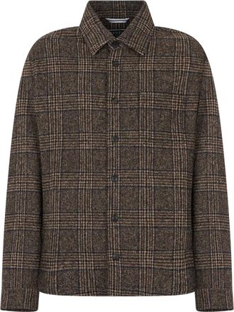 Fedeli Giacca monopetto a quadri - - Jackets - Uomo - Marrone - M