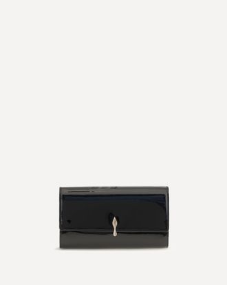Christian Louboutin Portafogli Bettina con catena in pelle verniciata Woman UNI