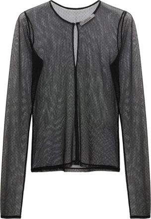 Dorothee Schumacher Tops, Dames, Zwart, M, Betoverende Kantoverhemd