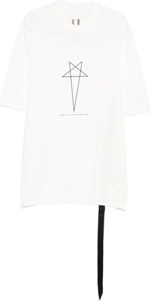 Rick Owens Star-graphic Ribbon T-shirt