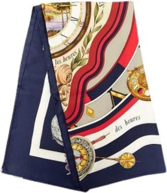 Herm&egrave;s Pre-owned Parmi les Fl Je Compte Les H Zijde Sjaal - Dames - Vintage Accessoires - Veelkleurig - ONE Size - Vintage