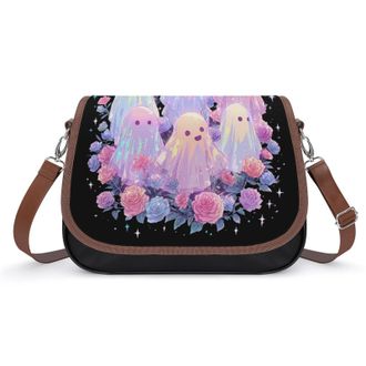Generic Cute Ghost Crossbody Bags for Women Shoulder Messenger Bag Purse Handbags
