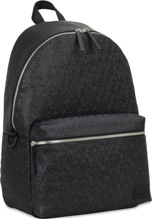 HUGO BOSS Zaino con logo - Nero