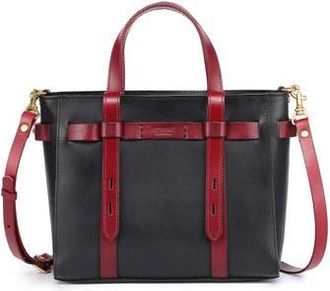 OLD TREND Westland Leather Mini Tote in Black at Nordstrom Rack
