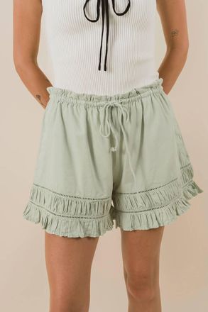 Free People Cambridge Pull On Shorts In Seedling
