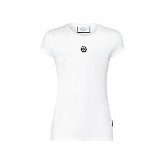 Philipp Plein Mujer, Camisetas, Blanco, Talla: L