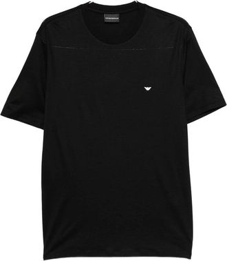 Emporio Armani T Shirt Nero-Uomo