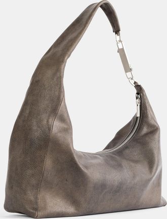 Rick Owens Mens Sac Port&eacute; &Eacute;paule Cropped Gemini Bag Washed Brown