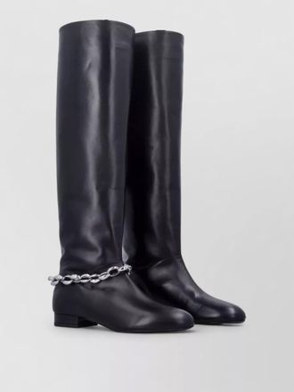 by FAR faux leather knee-high boots