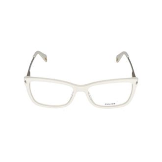 Police Glasses, unisex, White, Size: 53 MM Vpla87 Eyeglasses